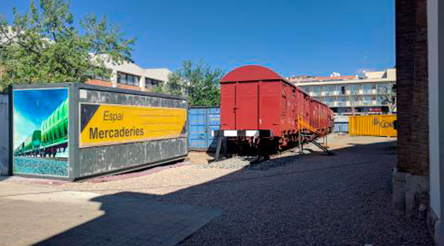 Nuevo Espacio Mercancas en el Museu del Ferrocarril de Catalunya