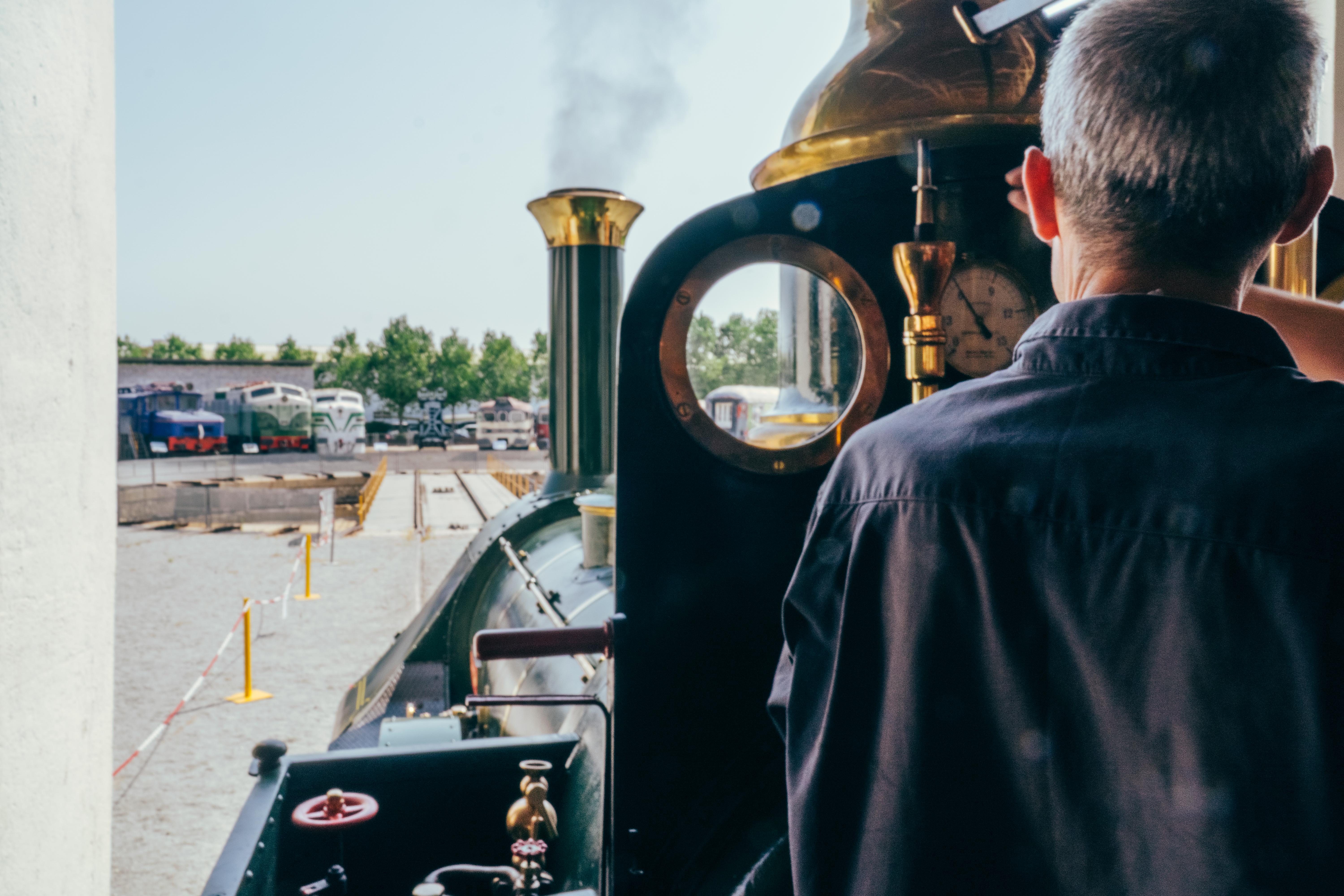 La �Matar� torna a omplir de vapor el Museu del Ferrocarril de Catalunya