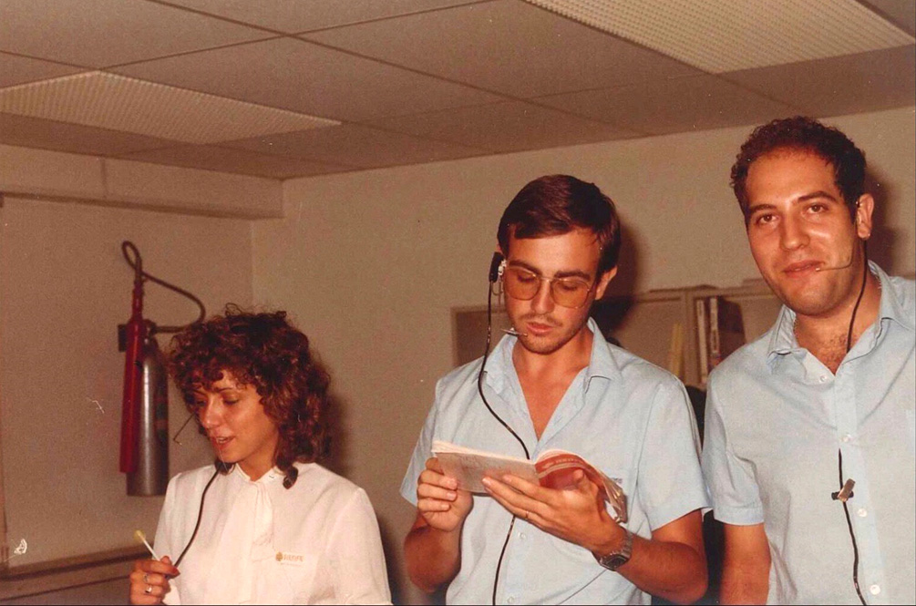 Ana Grande treballant a l’estació de Sants